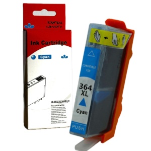 Cartus cerneala compatibil 364XL cyan albastru, CB323EE, 15 ml