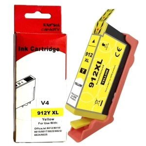 Cartus cerneala compatibil 912XL, galben yellow, 3YL83AE, 10.5 ml, pentru HP OFFICEJET 8012, OFFICEJET 8013, OFFICEJET 8014, OFFICEJET 8015, OFFICEJET PRO 8022, OFFICEJET PRO 8024, OFFICEJET PRO 8025, OFFICEJET PRO 8035