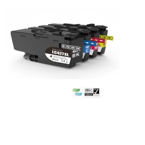 Set 4 cartuse cerneala compatibile LC-427XL LC427XL negru - 110 ml, cyan/galben/magenta - 51 ml fiecare