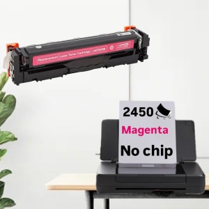 Cartus toner compatibil 207X W2213X, magenta, fara cip, 2450 pagini - Img 2