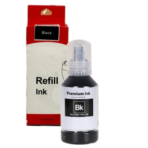 Flacon rezerva cerneala compatibil ET-101 ET-102 ET-103 ET-104 ET-105 ET-106, negru black, 130 ml