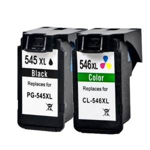 Set 2 cartuse cerneala compatibile PG-545XL + CL-546XL, negru + multicolor, 24 ml