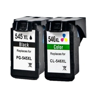 Set 2 cartuse cerneala compatibile PG-545XL + CL-546XL, negru + multicolor, 24 ml, pentru Canon PIXMA IP 2850 MG 2450 MG 2455 MG 2550 MG 2550S MG 2555 MG 2555S MG 2950 MG 2950S MG 3050 MG 3051 MG 3052 MG 3053 MX 495 TR 4550