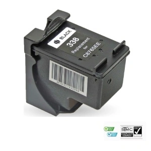 Cartus cerneala compatibil cu 338 negru black, 18 ml, pentru HP OFFICEJET 150 ALL-IN-ONE PSC 2510 DESKJET 6540D OFFICEJET H470 OFFICEJET H470B PHOTOSMART 8150 DESKJET 460CB OFFICEJET 4212 OFFICEJET 6215 ALL-IN-ONE