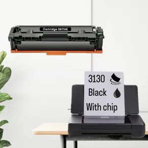 Cartus toner compatibil CRG-067H CRG067H CRG 067H negru, fara cip, 3130 pagini - Img 2
