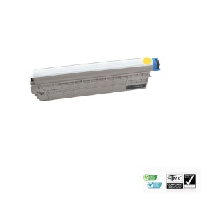 Cartus toner compatibil Oki 45862837, 7300 pagini, galben yellow