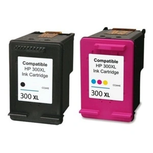 Set 2 cartuse cerneala compatibile HP 300XL, negru + tricolor, 18 ml + 18 ml, pentru HP Deskjet D1600 SERIE D1658 D1660 D1663 D1668 D2500 D2500 SERIES D2530 D2545 D2560 D2563 D2566 D2568 D2600 SERIES D2645 D2660 D2663 D2666 D2668 D2680 D5560 D5563 D5568