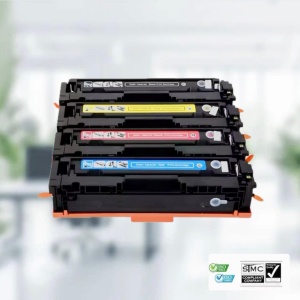 Set 4 cartuse de toner compatibile fara cip 207X W2210X-W2213X, negru -3150 pagini, cyan / galben / magenta - 2450 pagini