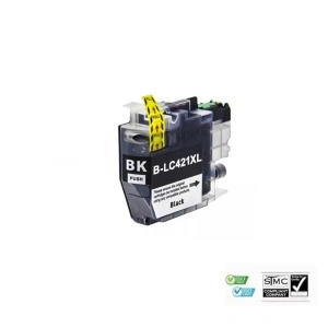 Cartus cerneala compatibil cu Brother LC421XL LC-421XL, negru black, 12 ml, pentru Brother DCP-J1050DW, DCP-J1140DW, DCP-J1800DW, MFC-J1010DW