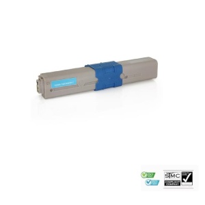 Cartus toner compatibil Oki 46508711, 3000 pagini, albastru cyan