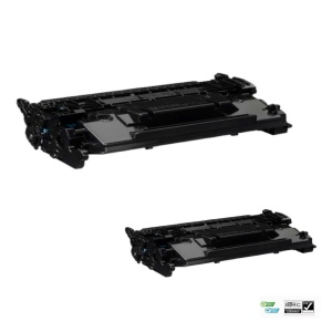 Set 2 cartuse toner compatibile CRG 070H CRG070H CRG-070H cu cip, negru black, 10200 pagini fiecare