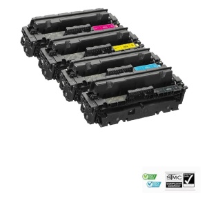 Set 4 cartuse toner compatibile CRG-046H CRG046H, BCYM, cu cip, 21500 pagini