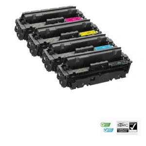 Set 4 cartuse toner compatibile CRG-046H CRG046H, BCYM, cu cip, 21500 pagini, pentru CANON IMAGECLASS MF-731CDW, I-SENSYS LBP-654CX, IMAGECLASS LBP-654CX, IMAGECLASS LBP-654CDW, I-SENSYS LBP-653CDW, I-SENSYS MF-735CX, MF-735CDW, MF-732CDW