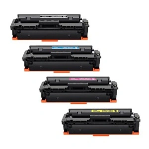 Set 4 cartuse toner compatibile CRG-055H CRG055H cu cip, negru, albastru, galben, magenta, 25500 pagini, pentru CANON I-SENSYS LBP-663CDW, I-SENSYS LBP-664CX, I-SENSYS MF-742CDW, I-SENSYS MF-744CDW, I-SENSYS MF-746CX, IMAGECLASS LBP-664CDW, MF-745CDW