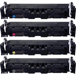 Set 4 cartuse toner compatibile CRG-069 CRG069, cu cip, BK/C/M/Y, 7800 pagini