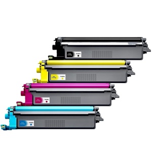 Set 4 cartuse tonere compatibile TN-248XL (negru, cyan, magenta, galben), 9900 pagini