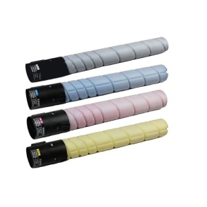 Set 4 tonere compatibile TN-319 TN319 TN 319, BCYM, 107000 pagini - 29000 pagini negru si 26000 pagini fiecare culoare, pentru Konica Minolta Bizhub C360
