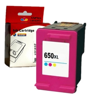 Cartus cerneala compatibil 650XL CZ102AE, tricolor, 18 ml