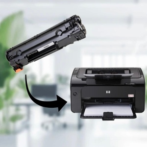 Cartus toner compatibil 36A CB436A, negru black, 2000 pagini