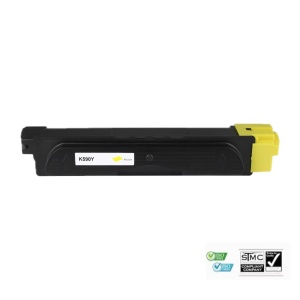 Cartus toner compatibil TK 590 TK-590 TK590, yellow galben, 1T02KVANL0, 5000 pagini