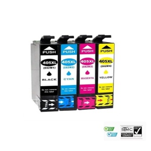Set 4 cartuse cerneala compatibile EPSON T405XL T-405XL, black cyan yellow magenta