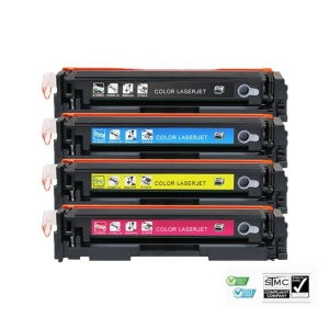 Set 4 cartuse toner compatibile 216A HP W2410A, W2411A, W2412A, W2413A, fara cip, BK/C/M/Y, 3600 pagini