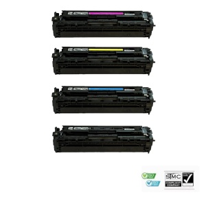 Set 4 cartuse toner compatibile 312A CF380A CF381A CF382A CF383A, 11900 pagini