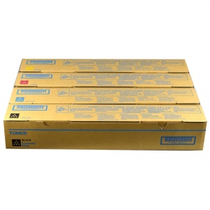 Set 4 tonere compatibile TN-514 TN514 KCYM, 28000 pagini negru + 26000 pagini fiecare culoare - Img 2