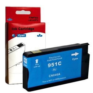 Cartus cerneala compatibil 951XL, albastru cyan, CN046AE, 28 ml