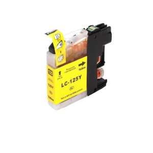 Cartus cerneala compatibil cu Brother LC-125XL LC125XL, galben yellow, 16 ml