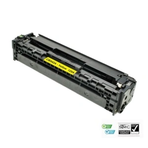 Cartus toner compatibil 125A CB542A, yellow galben, 1400 pagini, pentru HP COLOR LASERJET CM1312MFP COLOR LASERJET CM1312NFI COLOR LASERJET CP1215 COLOR LASERJET CP1515N COLOR LASERJET CP1518NI