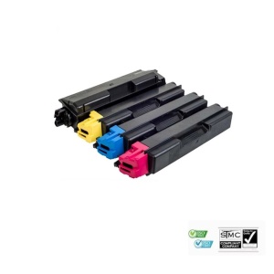 Set 4 cartuse toner compatibile TK-5270 TK5270 TK 5270, BCYM, 26000 pagini - 8000 pagini negru si 6000 pagini fiecare culoare, pentru KYOCERA - MITA ECOSYS M6230CIDN ECOSYS M6630CIDN ECOSYS P6230CDN