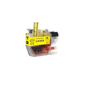 Cartus cerneala compatibil cu Brother LC 422XL LC422XL LC-422XL, galben yellow, 18 ml