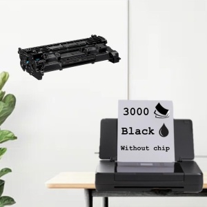 Cartus toner compatibil CF259A fara cip, negru, 3000 pagini - Img 2