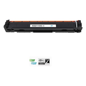 Cartus toner compatibil cu cip HP 207X / W2211X, cyan, 2450 pagini