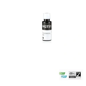 Flacon cerneala compatibila GT-51XL GT51XL GT-52XL GT52XL GT-53XL GT53XL, negru black, 135 ml, pentru HP GT5810 GT5820 HP SMART TANK 7605