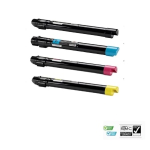 Set 4 cartuse toner compatibile 006R01399 006R01400 006R01401 006R01402, BCYM, 71000 pagini - 26000 pagini negru si 15000 pagini fiecare culoare in parte, pentru Xerox Workcentre 7425, 7428, 7435