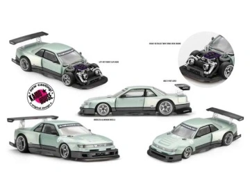 1/64 1991 nissan silvia s13-r kaido works v1, green