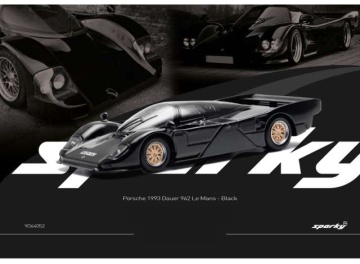 1/64 1993 porsche dauer 962, black