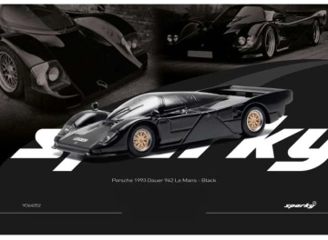 1/64 1993 porsche dauer 962, black