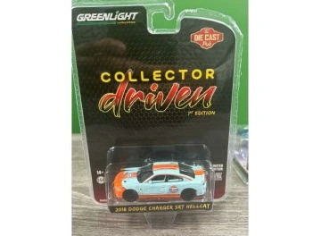 1/64 2018 dodge charger hellcat, clean version, blue/orange