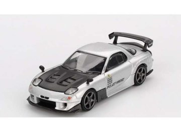 1/64 2024 mazda rx7 (fd3s) re-amamiya, silver metallic