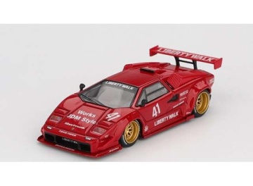 1/64 2025 lamborghini countach lb-works #41, red