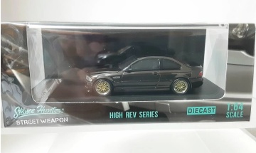 1/64 bmw e46 with bbs rim, gray chrome - Img 2
