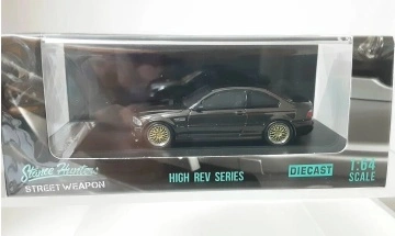 1/64 bmw e46 with bbs rim, gray chrome - Img 2