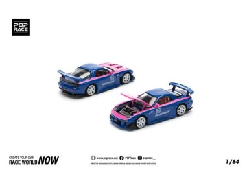 1/64 mazda rx7 re-amemiya, blue/pink