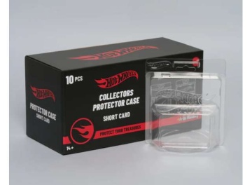 hot wheels collectors protector case short card 10.8 cm x 10.8cm