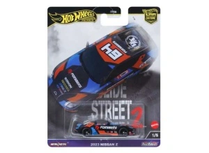 Hot Wheels Premium 1/64 2023 Nissan Z, black/blue/orange 1/5