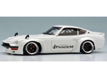 1/43 1973 datsun 240z rocket bunny, white