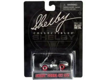 1/64 1962 shelby cobra 427sc, grey/white stripes